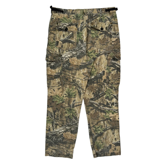 Unbranded Camo Cargo Trousers - 36W 31L Green Cotton Blend