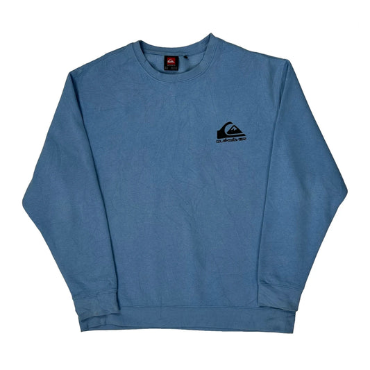 Vintage Quiksilver Graphic Sweatshirt - XL Blue Cotton