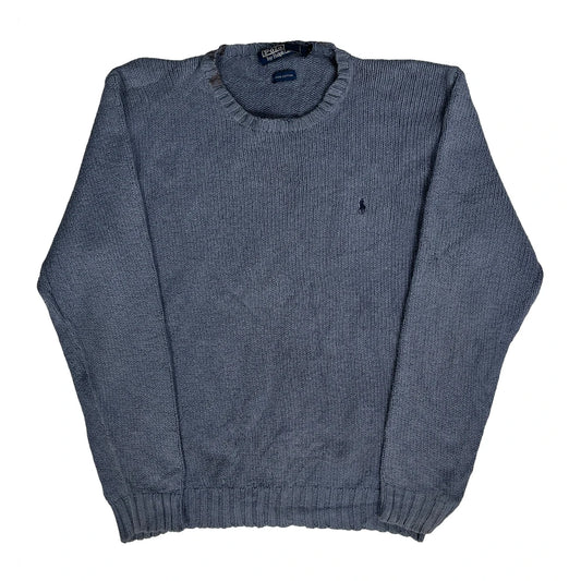 Polo By Ralph Lauren Top - Large Blue Cotton