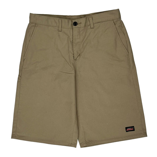 Dickies Shorts - 32W 12L Beige Polyester Blend