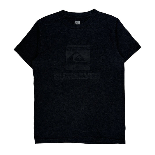 Quiksilver T-Shirt - Medium Black Polyester Blend