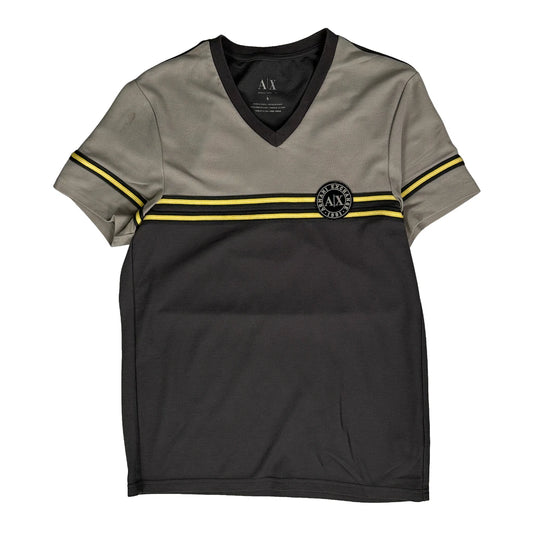 Armani Exchange T-Shirt - Small Grey Cotton