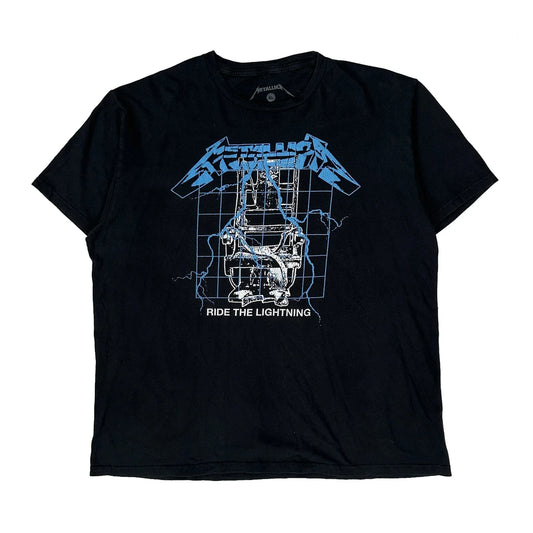 Metallica Graphic T-Shirt - XL Black Cotton
