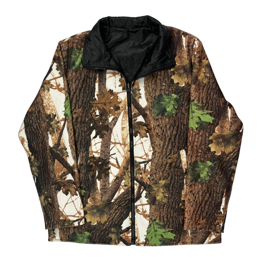 Unbranded Camo Jacket - Medium Brown Polyester
