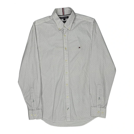 Tommy Hilfiger Slim Fit Shirt - Medium White Cotton