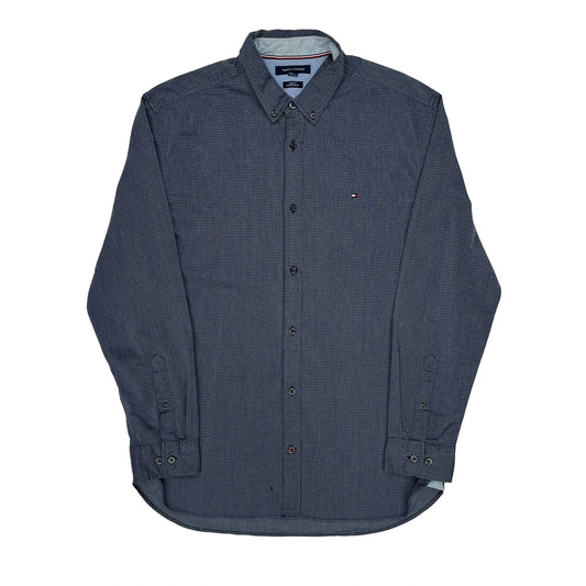 Tommy Hilfiger Slim Fit Shirt - XL Blue Cotton