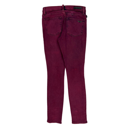 Rock & Republic Skinny Jeans - 29W UK 8 Red Cotton Blend