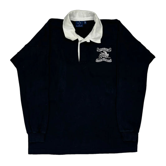 Motorcycles Winning Spirit Graphic Rugby Shirt - Medium Navy Cotton