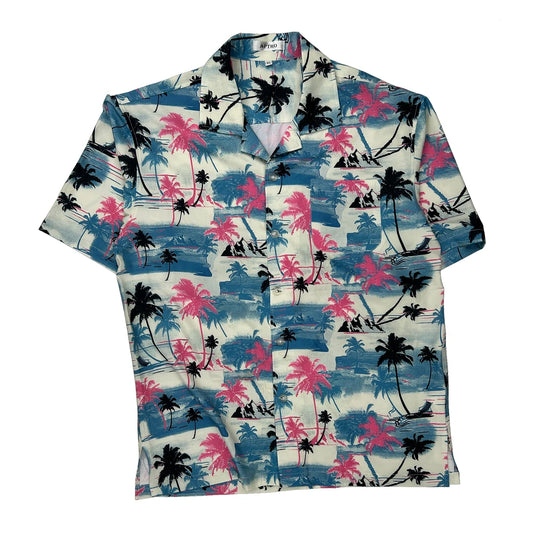 Aptro Graphic Hawaiian Shirt - XL Multicoloured Polyester