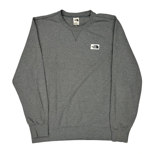 The North Face Sweatshirt - XL Grey Cotton Blend