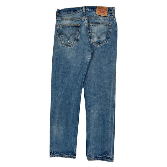 501 Levis Jeans - 32W 30L Blue Denim