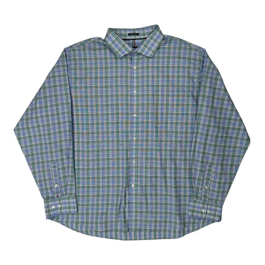 Tommy Hilfiger Checked Shirt - 2XL Blue Cotton
