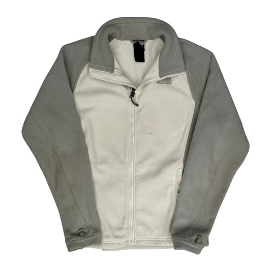 The North Face Fleece Jacket - Medium Cream Polyester