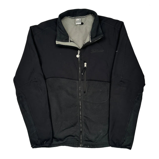 Nike Fleece Jacket - XL Black Polyester
