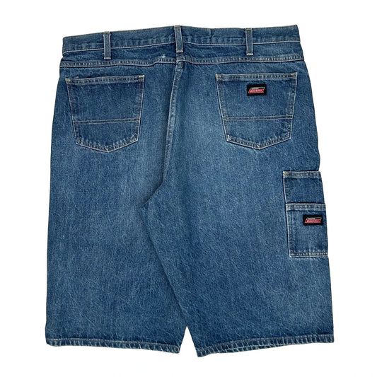 Dickies Baggy Denim Shorts - 40W 11L Blue Denim