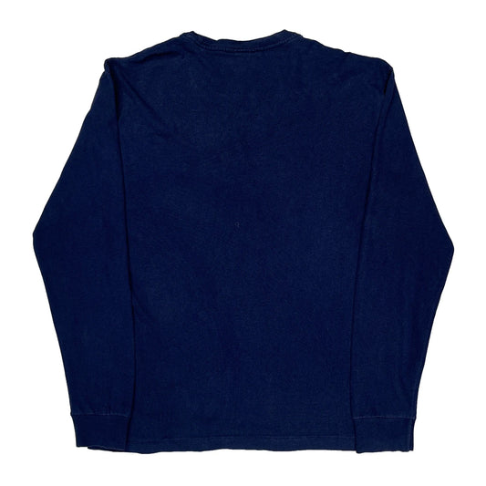 Vintage Polo By Ralph Lauren Long Sleeve T-Shirt - Small Blue Cotton