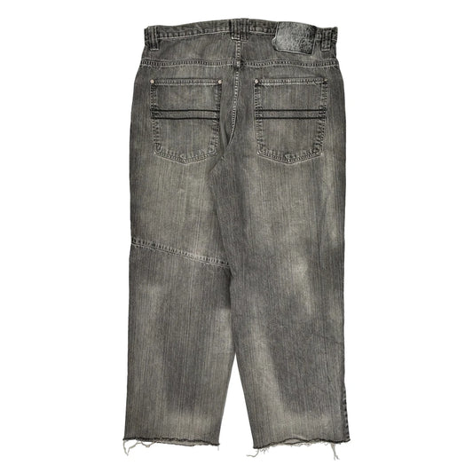 Lot 29 Luxe Looney Tunes Cartoon Baggy Jeans - 37W 30L Grey Denim