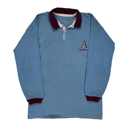 Vintage Number 19 Avalon Apparel Football Rugby Shirt - Medium Blue Cotton