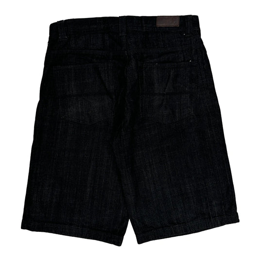 Hugo Boss Baggy Denim Shorts - 36W 10L Black Denim