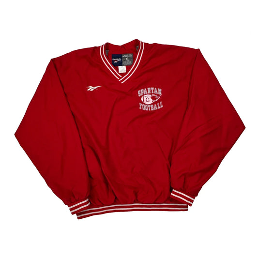 Spartan Football Reebok Football Windbreaker - XL Red Polyester