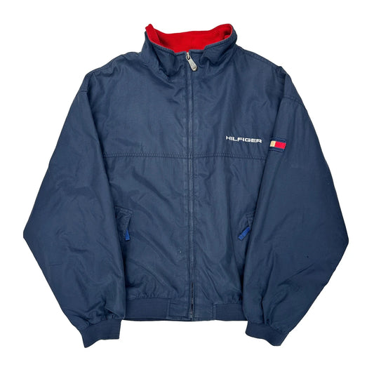 Tommy Hilfiger Spellout Jacket - XL Red Polyester