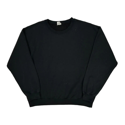 Blank Gildan Sweatshirt - Large Black Cotton