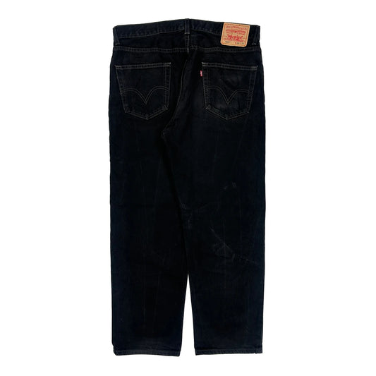 550 Levis Jeans - 36W 31L Black Cotton