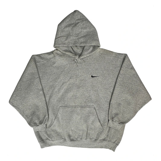 Nike Hoodie - 2XL Grey Cotton