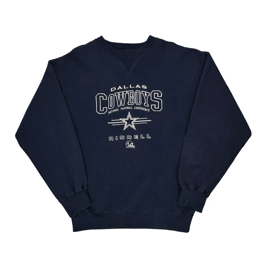 Dallas Cowboys Riddell Nfl Sweatshirt - XL Navy Cotton