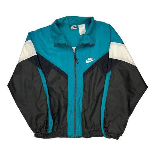 Nike Windbreaker - Large Blue Nylon