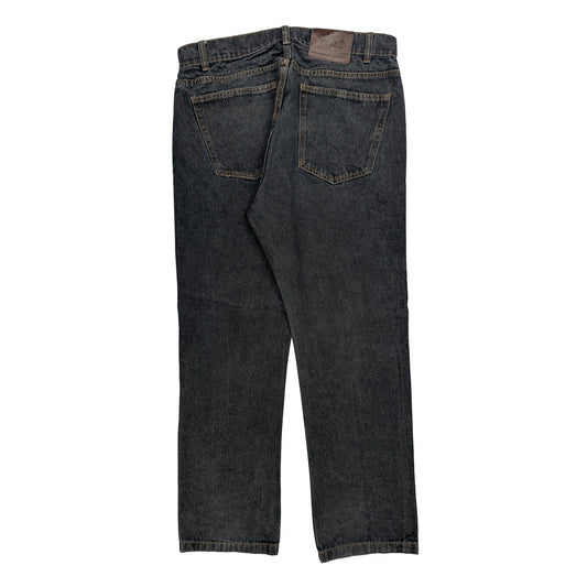 Shaka Raw Denim Jeans - 34W 32L Dark Wash Denim