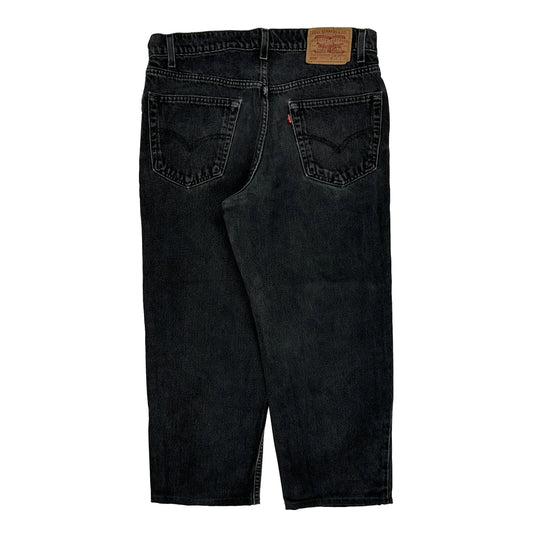 550 Levis Jeans - 35W 33L Black Denim