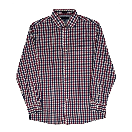 Tommy Hilfiger Checked Patterned Shirt - Medium Multicoloured Cotton