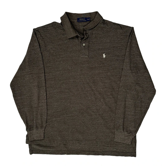 Polo By Ralph Lauren Polo Shirt - XL Brown Cotton Blend