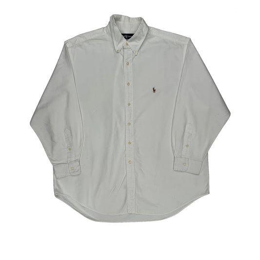 Ralph Lauren Shirt - XL White Cotton