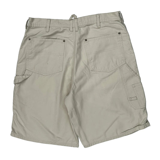 Unbranded Carpenter Shorts - 32W 10L Beige Cotton