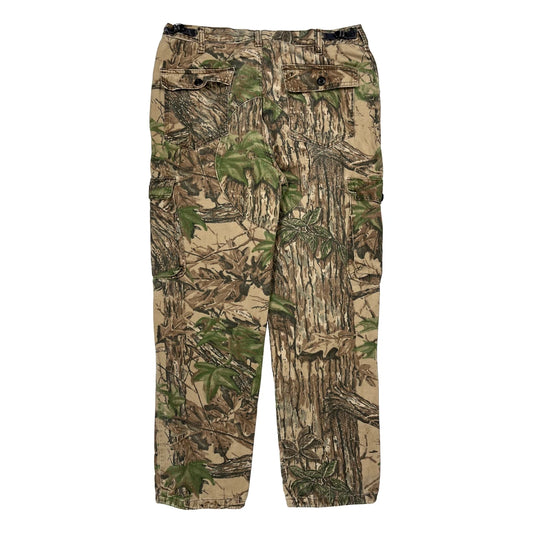 Unbranded Camo Cargo Trousers - 36W 32L Green Cotton