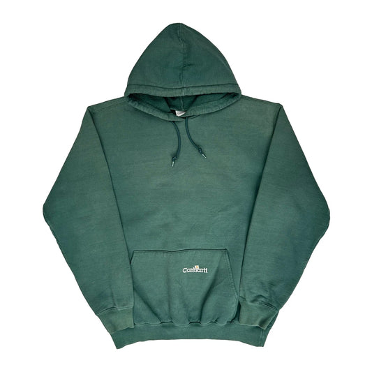 Carhartt Hoodie - Large Green Cotton Blend