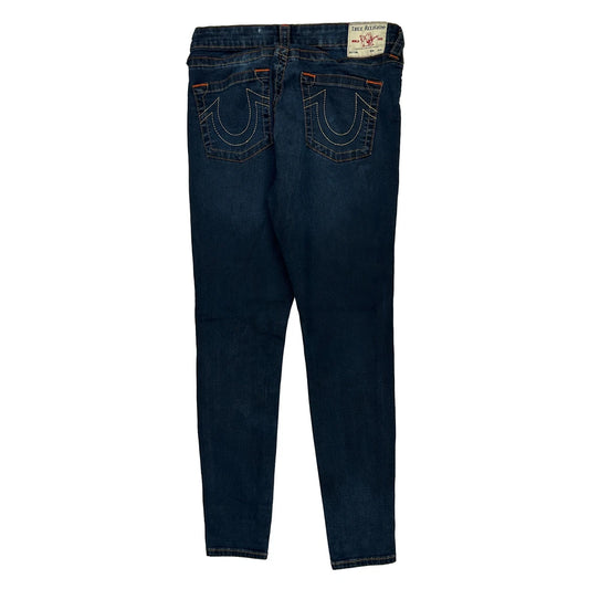 True Religion Skinny Jeans - 30W UK 8 Dark Wash Cotton Blend