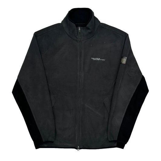 Nautica Fleece Jacket - Large Black Polyester