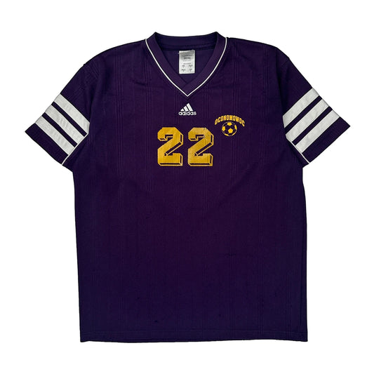 Oconomowoc Adidas Football Shirt - Large Purple Polyester