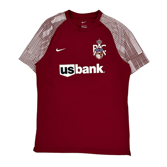 Us Bank Nike Slim Fit Football Shirt - Large Red Polyester