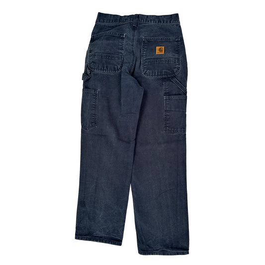 Carhartt Carpenter Trousers - 26W UK 6 Blue Cotton