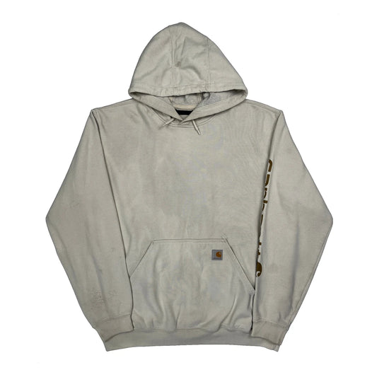 Carhartt Hoodie - Large Beige Cotton