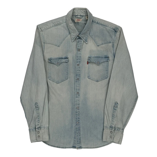 Levis Denim Shirt - Medium Light Wash Cotton