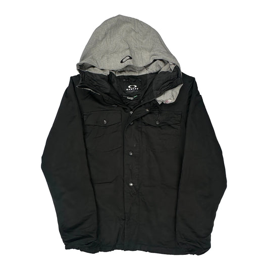 Oakley Jacket - Medium Black Polyester