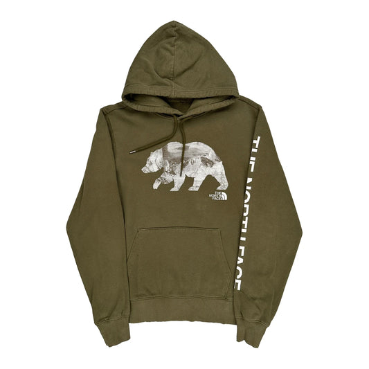 The North Face Hoodie - Medium Green Cotton