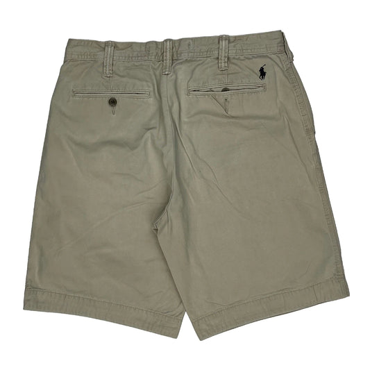 Polo By Ralph Lauren Chino Shorts - 32W 9L Beige Cotton
