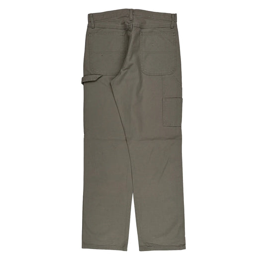 Dickies Carpenter Trousers - 32″ Waist Grey Cotton