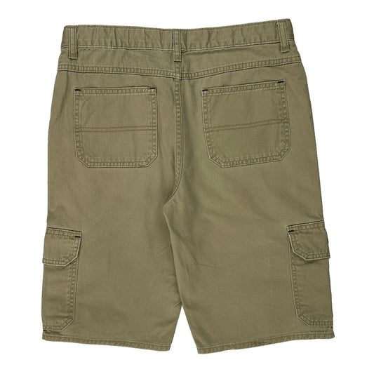 Wrangler Cargo Shorts - 30W UK 10 Khaki Cotton